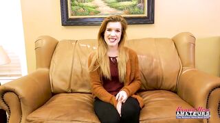 Lusty Ginger Keaton Finger Bangs Her Snatch To Give A Unfathomable BJ!