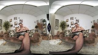 VR Porn - Concupiscent mother I'd like to fuck Doctor Fingering Herself and Squirting During Therapy Session