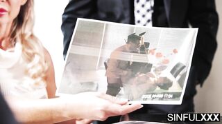 Filthy Little Secret at the Office with Karina King from HR & George Uhl at SinfulXXX