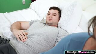 Your large hard wang doesnt appear to be to think it's wrong stepbro.Stepsister Selina Bentz begins touching her stepbrothers weenie and wishes to get banged