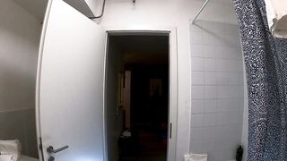 Super Hawt Very Gorgeous Brunette hair College Cutie in her Dorm Room prepares for going out to Night Club