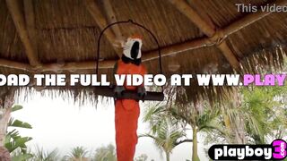 Hawt hotties posed by the car and Oriental mother I'd like to fuck posed in hawt bikini and washed car with her hawt allies