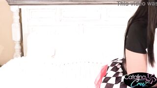 CATALINA CRUZ - Soaked Breasted Stepmom Clothed Up For Halloween