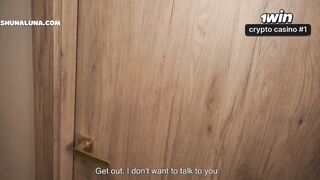 At 1st I didn't wanna, but then I couldn't resist his tongue.