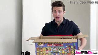 Concupiscent blue haired teen step sister is all hopeless to get railed by her stepbro