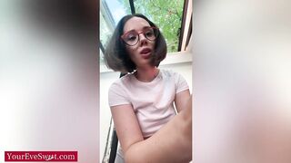 Hot Hairdresser Gets Concupiscent After Haircut And Rides Her Large Sextoy - Eve Pleasing