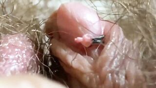 Bizarre Close Up Large Love button Cunt