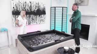 Lustful In Law Entreats Me To Screw Him During the time that I Was Giving Him The Forbidden Nuru Massage