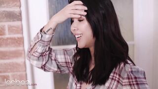 Lesbea Ale Danger caught masturbating in VR lesbo dream turns to romantic cunt licking reality