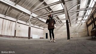 I Left my Clothing BEHIND and SQUIRTED! - Public Nudity Warehouse Dare