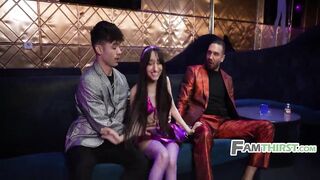 Teen Bangs Stepbro And Stepdad In Her StripClub.. Family SCANDALIZED!