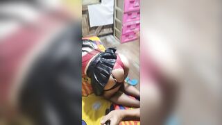 THIS BABE RIDES HER STEP-BROTHER'S LARGE JOCK IN SWAP FOR INTENSIVE JOY. REAL HOMEMADE PORN