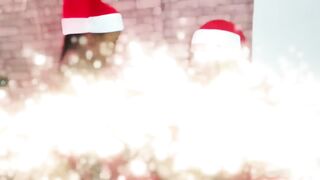 This petite baby was a miniature version of Mrs. Claus and a gift from Tiffany for her uncle, and furthermore having lots of wild sex, the little one gave a great beating, Christmas domination TIFF