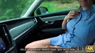 DEBT4k. This chab Came for the Payment. Marica Chanelle just Cum