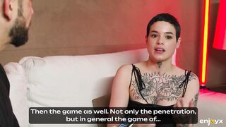 Saba Lapiedra's 1st Time Double Penetration Experience