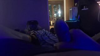 Blinds Up, Door Open! Masturbating Whilst the Cars Go By!