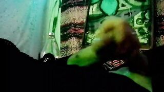 I void urine from my hard ramrod, then us my piddle to stroke with until I cum