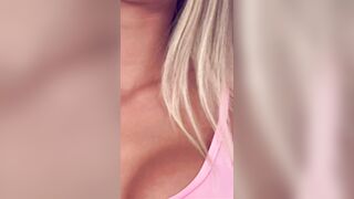 Hot Monika Fox In Pink Suit Posing And Disrobe