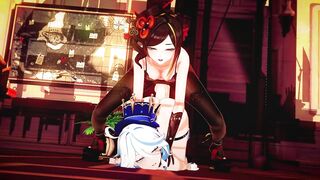Chiori X Furina Futa Sex - Genshin Impact