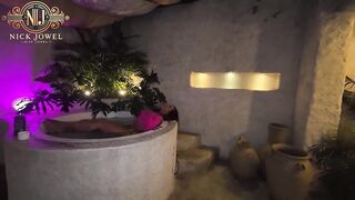 On vacation with Carla Morelli's large booty