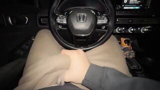 soft dominant chokes u and screws u in his car *loud groaning* *biggest jizz flow*