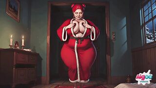 Mrs. Claus Gives U a Christmas Present (AI)