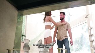 Hawt Hotty Seduces Her Helpful Neighbour Whilst Giving Him Private Massage