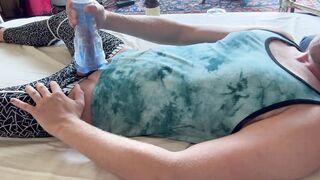 Youthful Man Thrusting and Pumping his Fleshlight