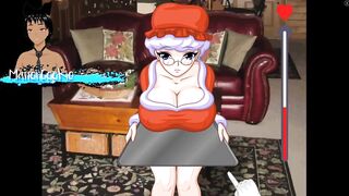 Mrs. Santa's Helpers - A hawt three-some with elfs and a hot Mrs. Claus