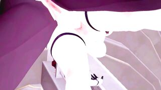 Arlecchino bangs her Wife, Furina - Genshin Impact Futanari