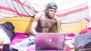 Sexually excited Afro big beautiful woman SEX ADDICTED girlfriend crave sex same room with my room boy-friends