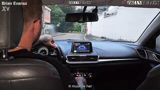 Aged Colombian Blond Monique Fuentes Screws Her Driver in the Car - Brian Evansx