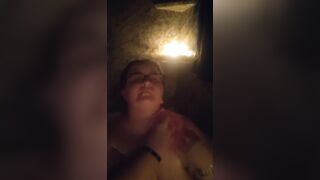 Bathroom time with mamma