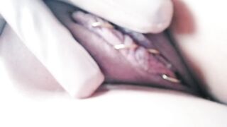 Selfie PVC fetish Female mother I'd like to fuck teasing in vinyl taut shiny clothing