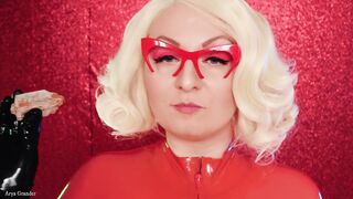 Mukbang ASMR: Eating Chewing Chocolate Car - Latex golden-haired close up movie scene throat fetish