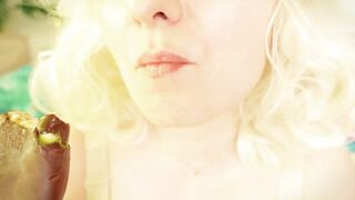 Braces Fetish: mukbang clip