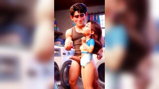 ai generated sex stuck in a laundry room stepsister