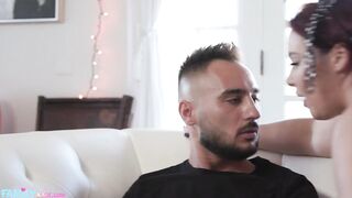 FAMILY XXX - Halloween Stepmom Natasha Priceless Large Tit Cum Candy Treat