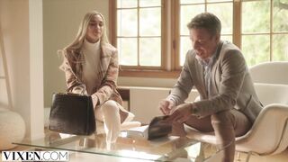 VIXEN Nice-looking Blond Delilah seduces her longtime crush