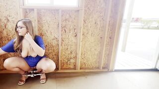 Golden-haired mother I'd like to fuck with Large Bazookas and Glasses Enjoys Exhibitionist Masturbation and Smutty Talks