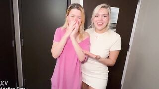 Thick Latin babe Stepsis & Small College Teen Share Room with Stepbro - Dez Hansen x Adaline Star POV