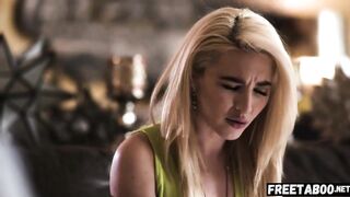 Golden-haired Teen Gets Anal Drilled