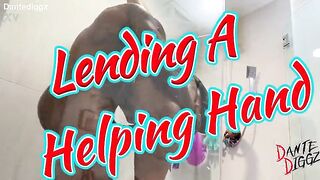 BUBBLE ASS BLACK BADDIE MYSTIKAL MENACE GETS DICKED DOWN IN THE SHOWER, THIS BABE NEARLY TAPS OUT AND TAKES A FACIAL - FULL MOVIE SCENE