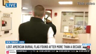 My actual step daddy discovered his burial flag