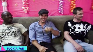 Four Males Pound Tory Lane & Her Girlfriend's Constricted Twats!