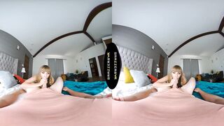 BRAZZERS VR - Hotty Youngs Deepthroats Your Hard Ramrod After U Shoot Your Large Load On Her Face