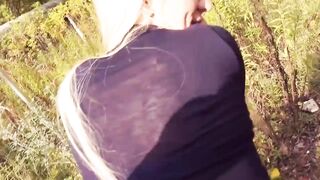 Sexy German Outdoor Sex with Nasty Golden-haired Teen Playgirl