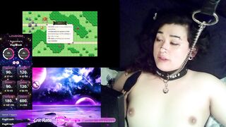 TG Emblem Fire Emblem Comics Game Clone Cute shemale kitten succubus gets anal-plug sex tool and blow job machine controlled by viewers part 1/4