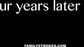 FamilyStrokes - Hawt Stepmom gives Award Oral-Sex