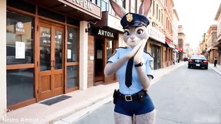 Fur Zootopia: Judy Hopps and Nick Wilde - Cunning Fox Bangs Bunny after work